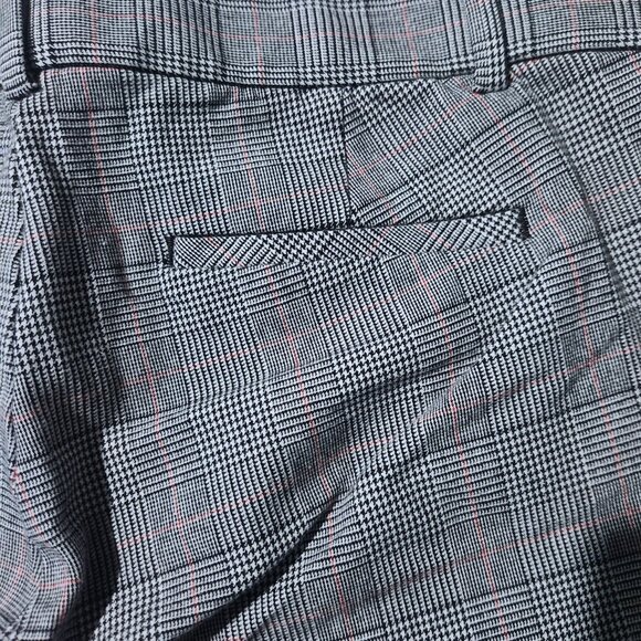 GAP Pants Women’s 16 Black Gray Plaid Signature Skinny Ankle Stretch Flat Front - Picture 8 of 8
